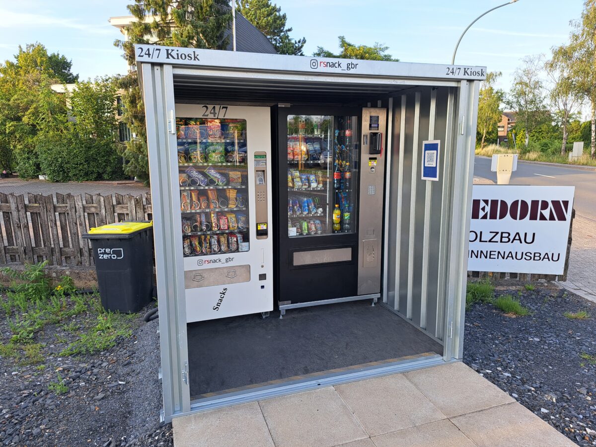 Snack- und Getränkeautomaten an der Schinkelstraße