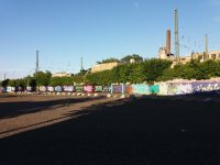 Graffitis Bahndamm