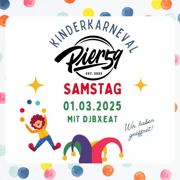 Kinderkarneval am „Pier59“