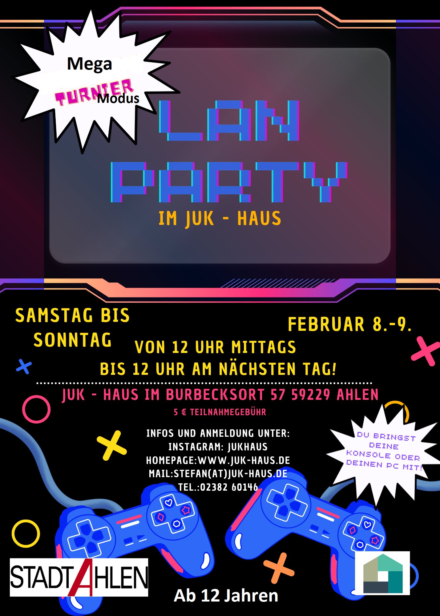 LAN-Party im JuK-Haus