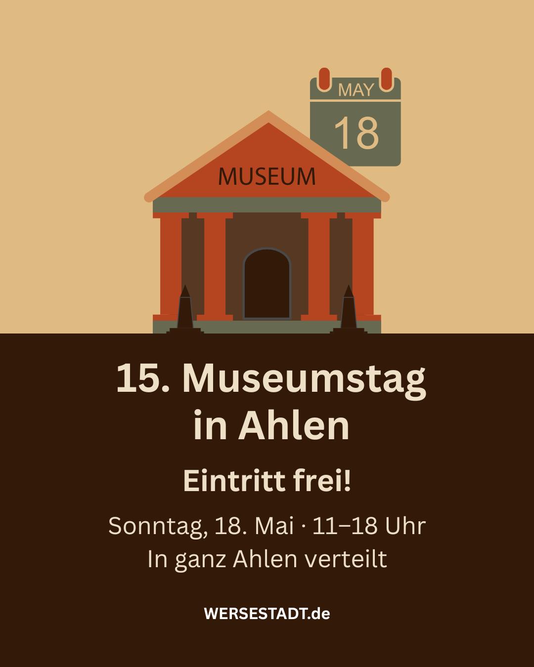 15. Internationaler Museumstag in Ahlen – Eintritt frei!