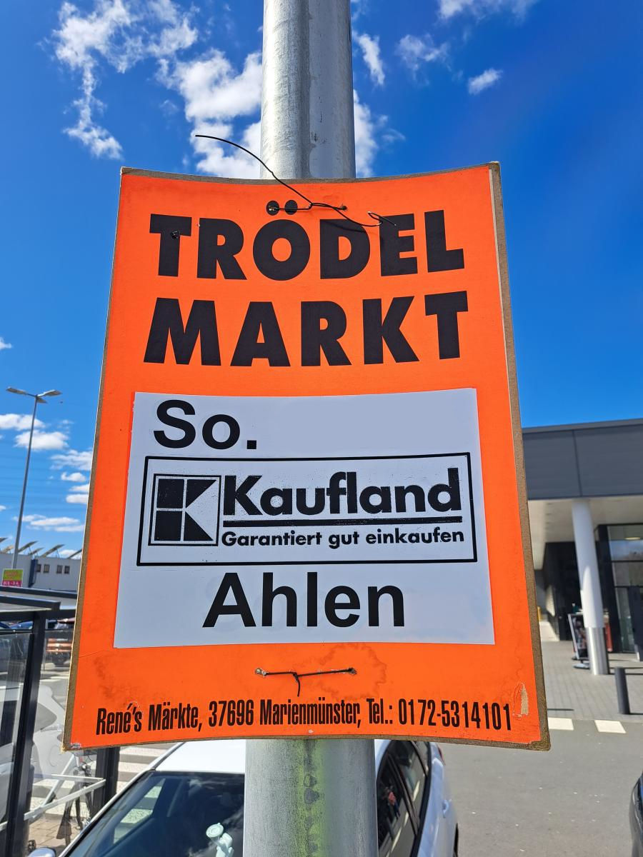 Trödelmarkt bei Kaufland
